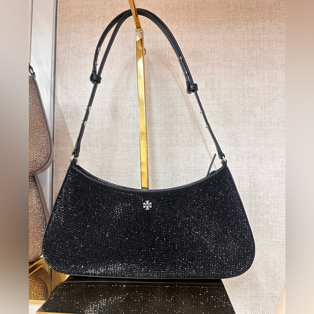 Tory Burch Emerson Embellished Crystal Shoulder Bag
